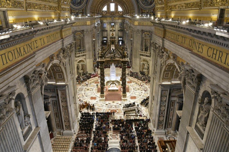 Interior de la Basílica de San Pedro