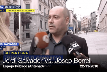 El escupidor de ERC se pone chulo en Antena3: "&iexcl;Que me pida disculpas Borrell a m&iacute;!"