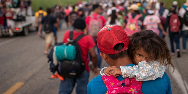 El cardenal Aguiar recuerda que los migrantes centroamericanos "no salieron de sus pa&iacute;ses por gusto"