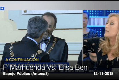 Marhuenda, hasta el gorro de la pelma Elisa Beni: "&iexcl;No me vengas con rollos! &iexcl;Son tus viejos fantasmas!"