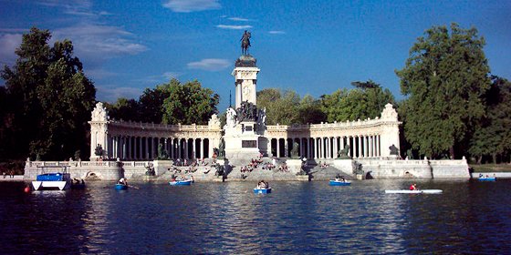 Parque de El Retiro de Madrid.