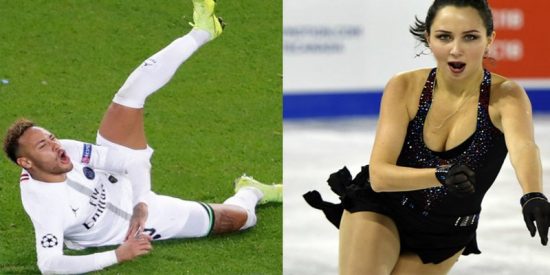 Esta patinadora se descojona de Neymar: ”En mi carrera me he caído menos que Neymar en 90 minutos”