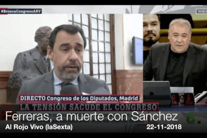Ferreras echa espumarajos por la boca contra Rafa Hernando
