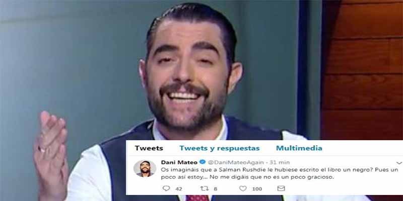 El mamarracho Dani Mateo la l&iacute;a en Twitter comparando a los asesinos de la banda terrorista ETA con Franco
