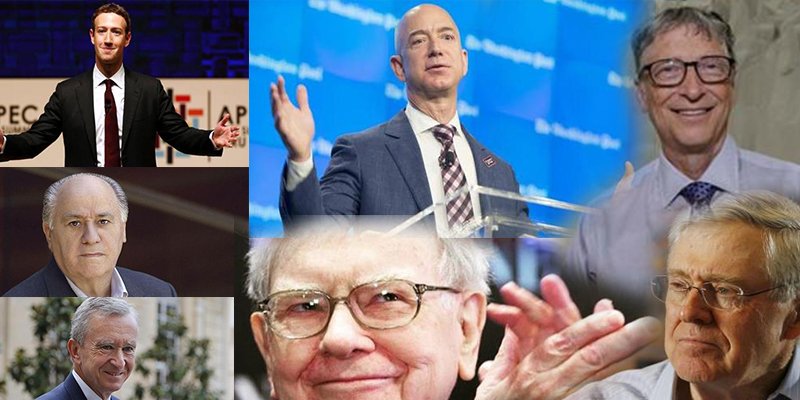 Así usan Instagram los 10 hombres más ricos del mundo