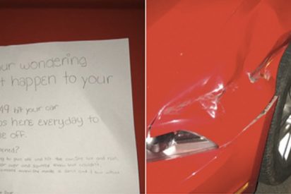La nota que una ni&ntilde;a dej&oacute; a un conductor para chivarse de qui&eacute;n hab&iacute;a golpeado su coche se hace viral