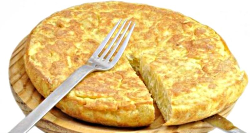 La tortilla de patatas.
