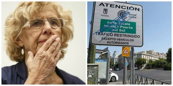 Sin multas desde hoy en Madrid Central pero con piquetes en cada esquina