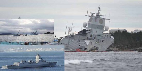 Armada Espa&ntilde;ola: "Un error humano hundi&oacute; la fragata noruega de Navantia"