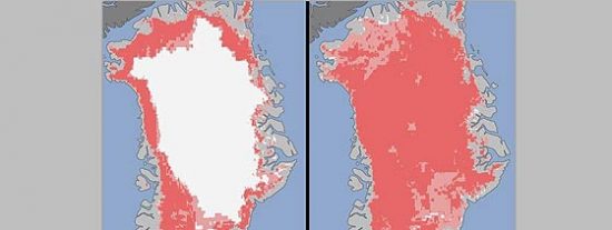 'Calentamiento Global': Groenlandia se derrite siete veces m&aacute;s r&aacute;pido que en la d&eacute;cada de los 90