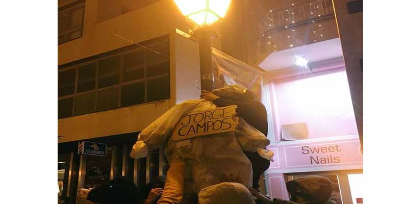 JORGE CAMPOS (VOX) DENUNCIA A LOS SEPARATISTAS DE ARRAN POR SIMULAR SU AHORCAMIENTO