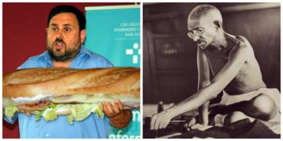 Esperpento de campeonato en TV3: comparan la huelga de hambre de los golpistas con la que hizo Gandhi