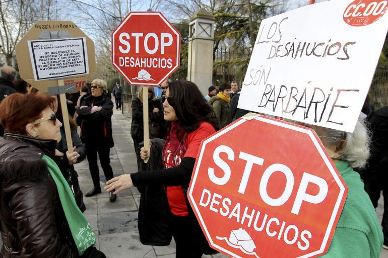 Uno de cada cuatro madrileños "está en riesgo de perder" su vivienda