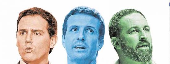 Elecciones Generales: PP, Cs y Vox tendr&iacute;an hoy mayor&iacute;a absoluta con 182 esca&ntilde;os