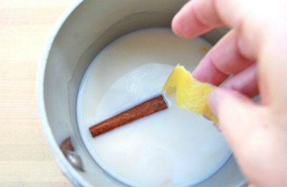 leche con canela y limón