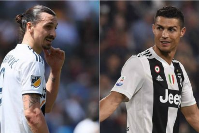 Zlatan Ibrahimovic se burla de Cristiano Ronaldo por irse a la Juventus