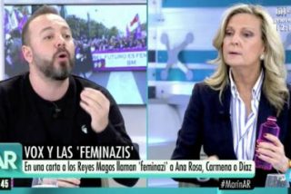 Lo que hay que aguantar en T5: el 'falso obrero' y 'falso feminista' intenta dar lecciones a todos