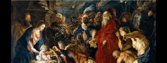 Adoración de los Magos, de Rubens