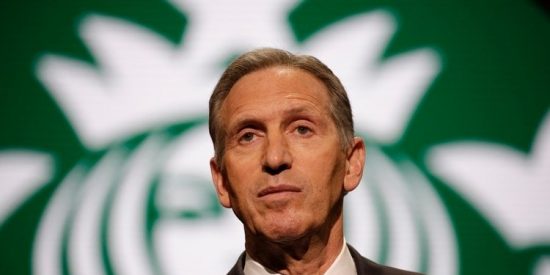 Expresidente de Starbucks est&aacute; pensando "seriamente" ser candidato presidencial