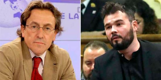 El periodista Hermann Tertsch amarga al indepe Gabriel Rufi&aacute;n el cumplea&ntilde;os de Marta Rovira
