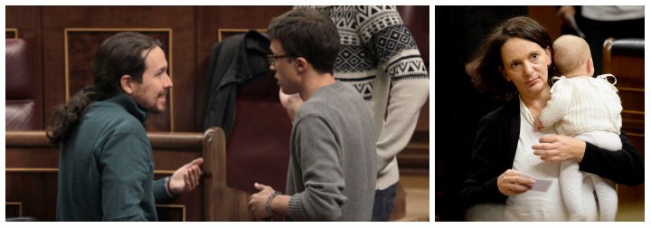 Cinco a&ntilde;os de Podemos y al final el &uacute;nico serio ha sido el beb&eacute; de Bescansa que ni siquiera berre&oacute; en el Congreso