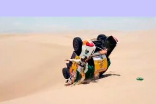 Jesus Calleja obligado a abandonar el Dakar tras un grave accidente