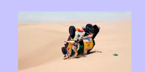 Jesus Calleja obligado a abandonar el Dakar tras un grave accidente