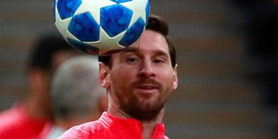 Messi deja a todos con la boca abierta con este loco gol en un entrenamiento del Barcelona