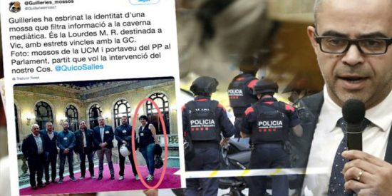 Los Mossos separatistas 'señalan' a una compañera acusándola de colaborar con la Guardia Civil