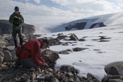 Aparece este paisaje ártico escondido bajo el hielo durante 40.000 años