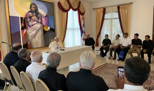 Francisco mantiene un di&aacute;logo "fraterno" con jesuitas de Centroam&eacute;rica