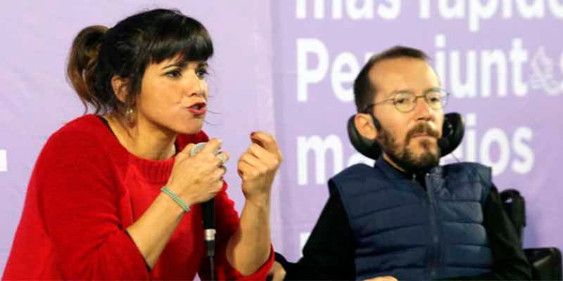 VOX se querella contra Pablo Echenique y Teresa Rodríguez por calumnias, injurias y odio