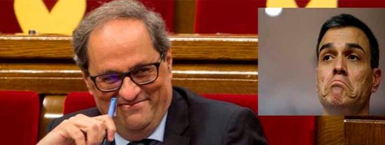 Detenido un desenfrenado sobrino CDR de Quim Torra por cortar las v&iacute;as del AVE