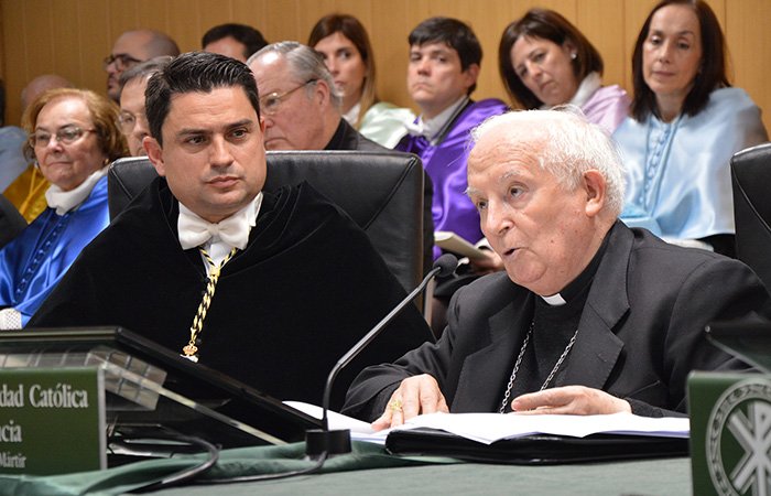 Ca&ntilde;izares: "Nuestra Universidad recoge la llamada del Papa, que es el mandato de Jesucristo &lsquo;Id y haced disc&iacute;pulos&rsquo;"