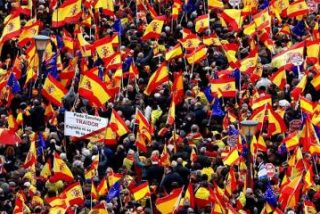 El v&iacute;deo que prueba la gran dimensi&oacute;n de la 'Marcha por Espa&ntilde;a'