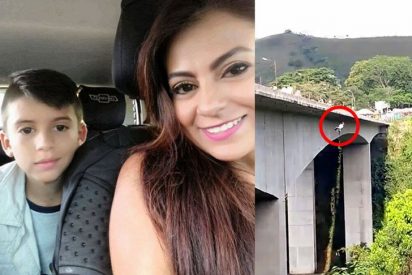 La madre que se lanza con su hijo por un puente agobiada por un prestamo 'gota a gota'