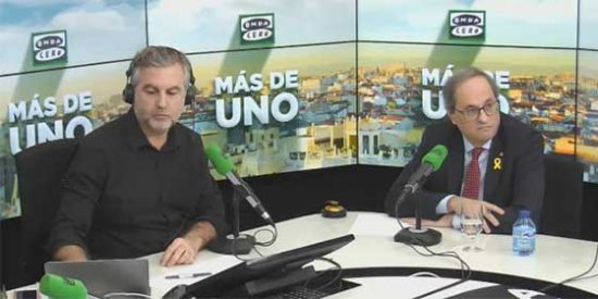 Así manipuló la vergonzosa TV3 la entrevista de Alsina a Torra para intentar tapar el vapuleo que sufrió el dirigente secesionista