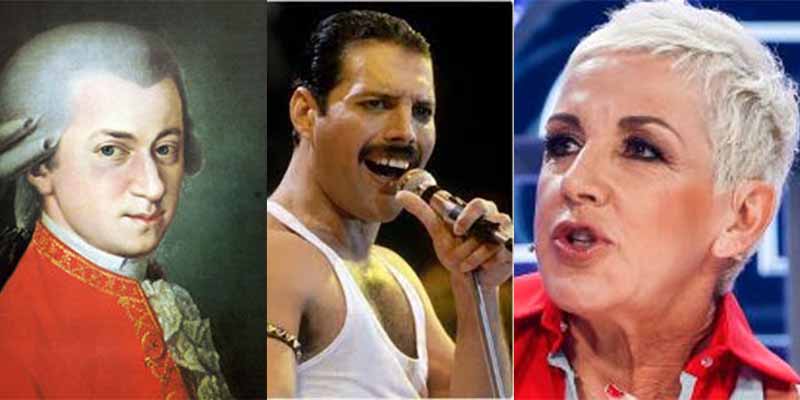 &iquest;Sabes qu&eacute; 'anomal&iacute;a' cerebral comparten Mozart, Freddie Mercury y Ana Torroja?