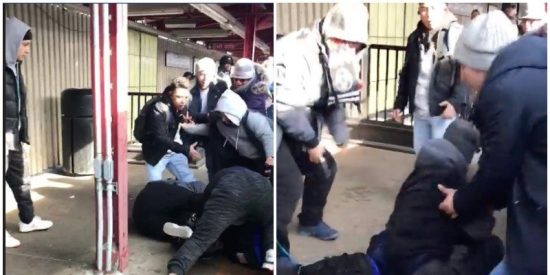 V&iacute;deo: Brutal pelea y asesinato a sangre fr&iacute;a en el Subway de Nueva York