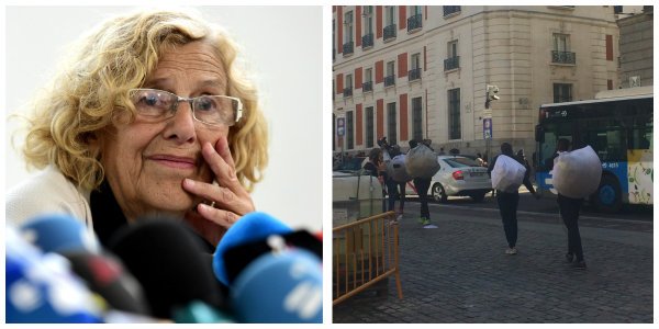 Los manteros de Carmena arruinan a los comerciantes madrile&ntilde;os: "Si esto sigue as&iacute;, tendremos que cerrar e irnos al paro"