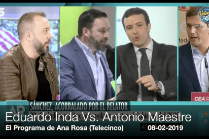 Inda machaca a Maestre: "&iexcl;T&uacute; eres espa&ntilde;ol regular tirando a malo!"