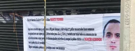 M&eacute;xico: Abandonan dos cabezas y una narcomanta con insultos a &ldquo;El Mencho&rdquo;