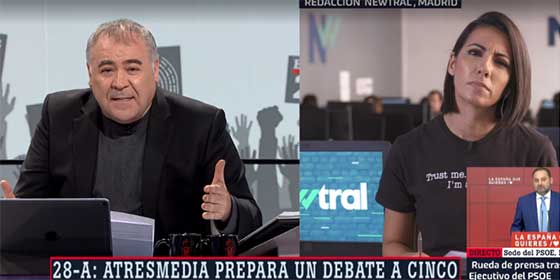 La audiencia m&aacute;s radical de laSexta, alienada durante tantos a&ntilde;os de radicalismo podemita e independentista, estalla contra Atresmedia por invitar a VOX al debate