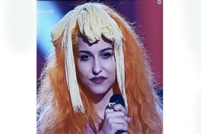 Las redes se cachondean del extraño 'look' de esta aspirante de 'La Voz'
