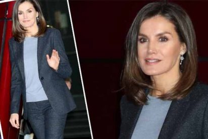 La Reina Letizia se apunta al brilli-brilli un d&iacute;a despu&eacute;s del 'sujetador-gate'