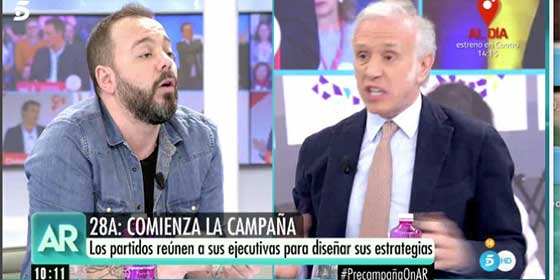Eduardo Inda vuelve a ridiculizar al 'falso obrero' Maestre porque es incapaz de digerir que VOX le ha robado votos a Podemos: "En Wikipedia hay cosas que no salen"