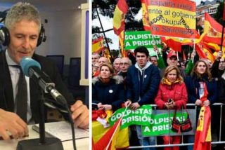 Un fiasco de ministro: el taimado Marlaska arremete en COPE contra la manifestaci&oacute;n de Col&oacute;n y se pregunta: "&iquest;Alguien duda de la lealtad a Espa&ntilde;a del gobierno?"