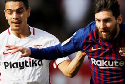 Se viraliza este mensaje dedicado a Messi escrito por un jugador del Sevilla tras caer derrotado ante el Barcelona