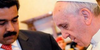 Nicol&aacute;s Maduro y el Papa Francisco