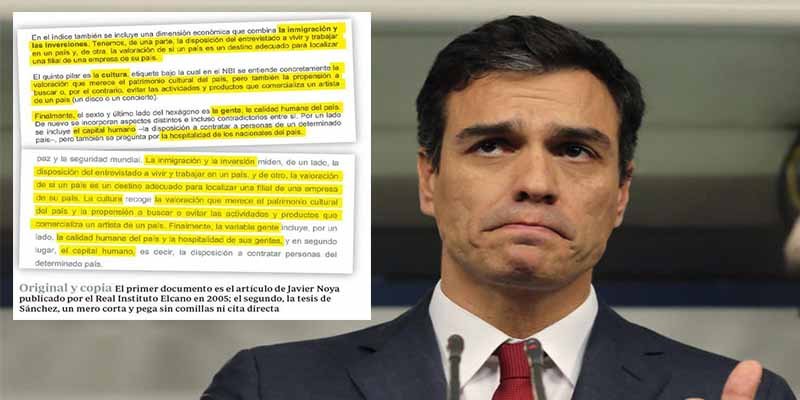El 'TesisFake' de Pedro S&aacute;nchez: el 52% de la tesis del 'Doctor Plagio' socialista est&aacute; copiado o tiene errores